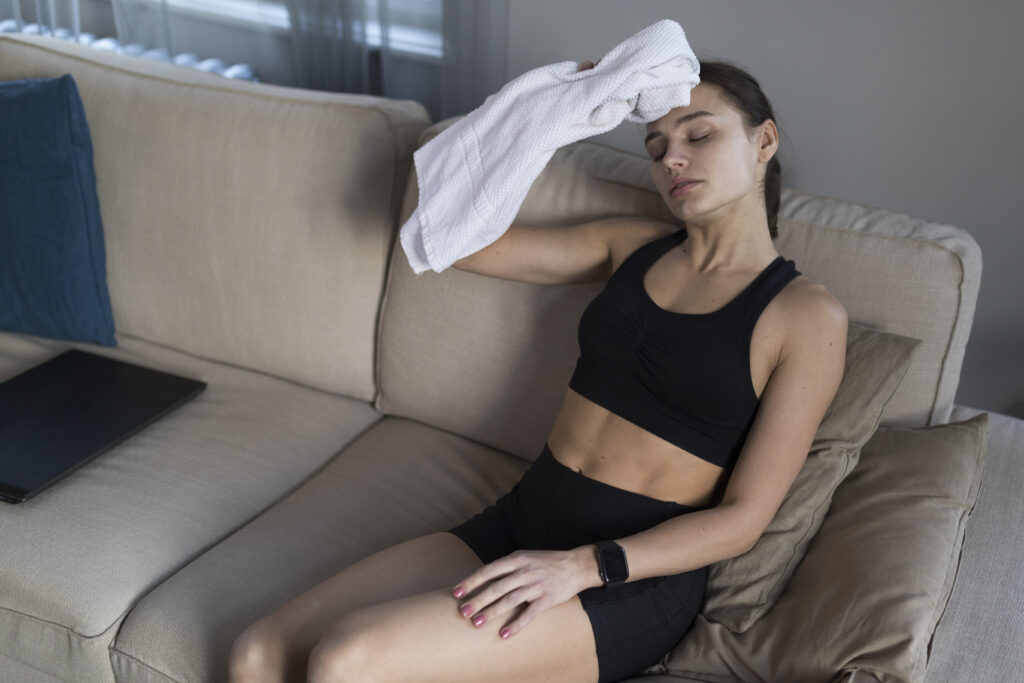 ความชื้นสัมพัทธ์สูงร่างกายอ่อนเพลีย