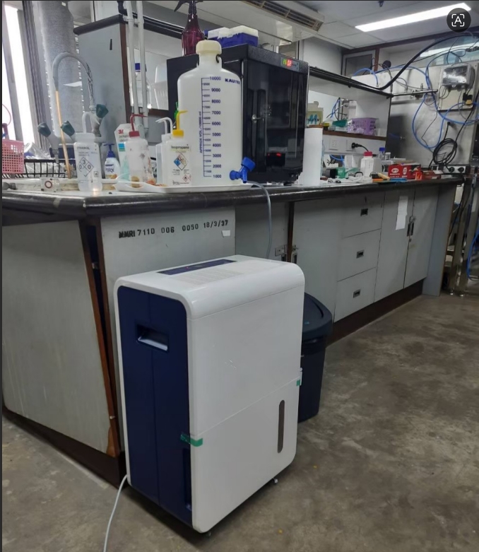 แก้ปัญหาความชื้นไม่คงที่ในห้องทดลอง (Lab) ของสถาบันวิจัยโลหะ